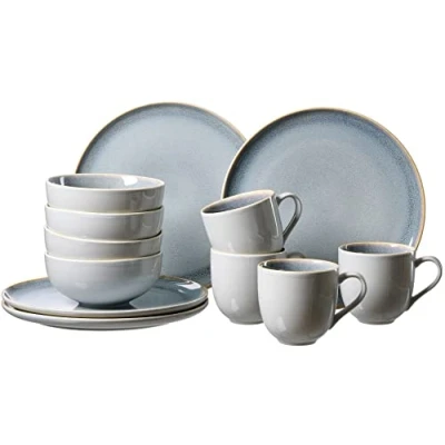 Afbeelding van Ritzenhoff &amp; Breker Combi servies Serviesset, Skagen Stone (set, 12 delig)
