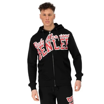Afbeelding van Benlee Sweater met rits, Heren, Maat: 3XL, Black red white