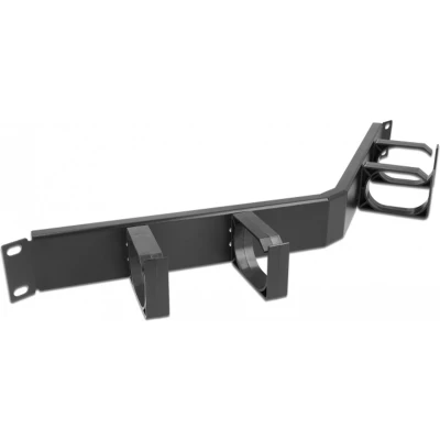 Afbeelding van Delock 19″ kabelmanagement patchpaneel met 4 haakse 1 U sch