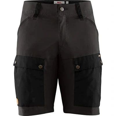 Afbeelding van Fjällräven Keb Shorts M met twee zakken, heren, grijs (Black/Stone Grey), 54