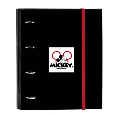 Afbeelding van Ringmap Mickey Mouse Clubhouse mood Rood Zwart (27 x 32 3.5 cm)