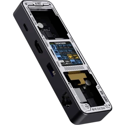 Afbeelding van Dockcase DPB61L EB USB C dockingstation Geschikt voor merk: Universeel Geïntegreerd display, Incl. laadfunctie, Power Delivery