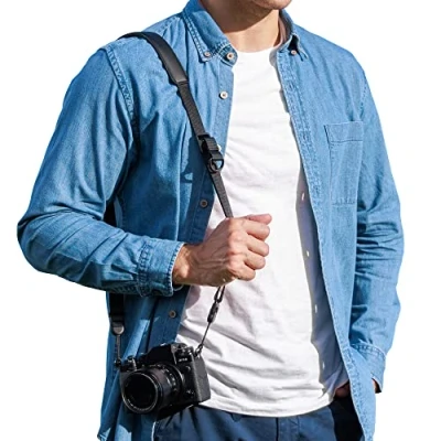 Afbeelding van PROfezzion Camera nekband voor spiegelloze camera, comfortabele snelsluiting Canon EOS R8 R50 R6 Mark II R7 R10 R5 R R3 RP R5C M50/M6 M5 M6 M50 Sony A9III Nikon Zf Z8 Fujifilm