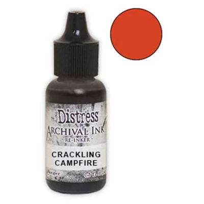 Afbeelding van Ranger Tim Holtz Distress Archival Ink Crackling Campfire Re Inker 0.5 oz (ARD80800)