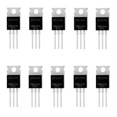 Afbeelding van HUAREW 10 stuks IRFZ44N N kanaal gelijkrichter power MOSFET transistor 49A 55V