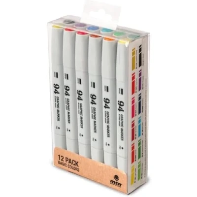Afbeelding van MTN Colours 94 Graphic Marker Classic 12 Pack
