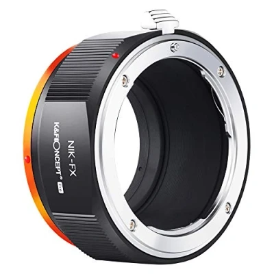Afbeelding van K&amp;F Concept Bijgewerkte NIK naar FX adapter, handmatige lensmontageadapter compatibel met Nikon Nikkor F/AI montagelens en Fujifilm Fuji X serie camerabehuizing