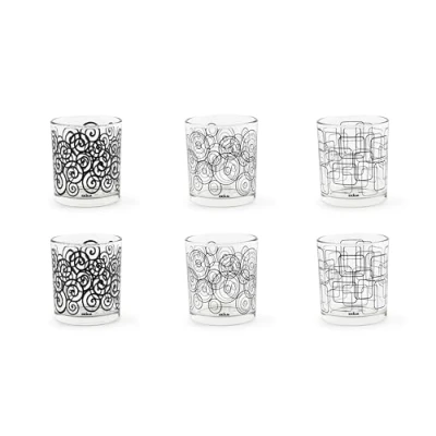 Afbeelding van Excelsa Magic Black Waterglazen, glas, inhoud 260 ml, 6 stuks