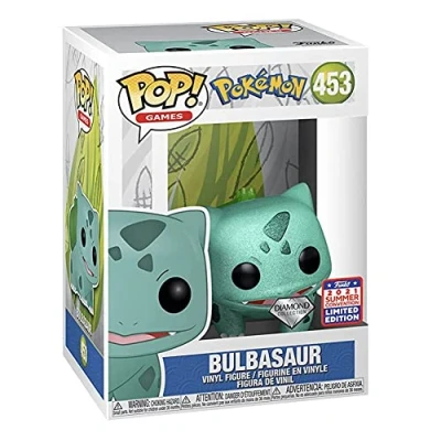 Afbeelding van Funko Pop! Games: Pokemon Bulbasaur 453 Diamond Glitter Convention Exclusive [7.5/10]