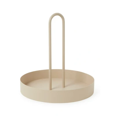 Afbeelding van Ferm LIVING Grib dienblad 28 cm Beige