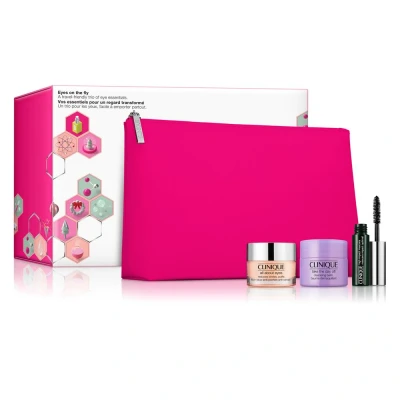 Afbeelding van Clinique Gezichtsverzorging Pakket Eye Treatment Eyes on the Fly Travel Set 3 stuks