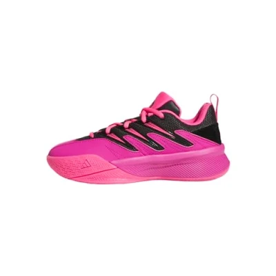 Afbeelding van adidas Performance DAME Unisex Basketbalschoenen voor kinderen, Maat: 35.5, Lucid fuchsia/core black/lucid pink Textiel/ synthetisch