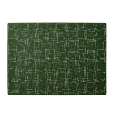 Afbeelding van APS 60585 Placemat/placemat, afwasbaar, vuilafstotend &amp; antislip, 45 x 33 cm, 1 stuk, siliconen, donkergroen
