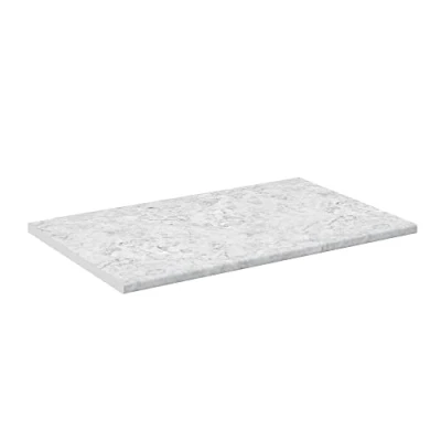 Afbeelding van Vicco Keukenwerkblad R Line, Wit marmer, 97 cm