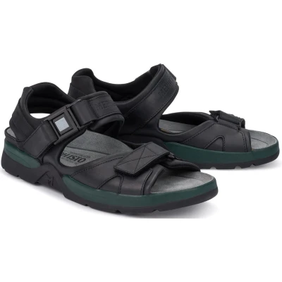 Afbeelding van Mephisto Shark fit heren sandaal zwart maat 38 (EU) 5 (UK)
