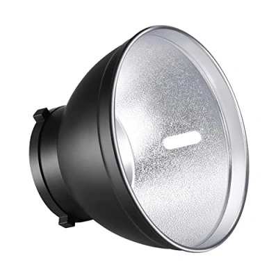 Afbeelding van Neewer 18 centimeter Standaard Reflector Diffuser Lamp Schaduw Schotel voor Bowens Mount Studio Strobe Flash Speedlite Zoals Vision 4, 5, DS300, SK300, SK400, S 300N, 400N, NW600BM