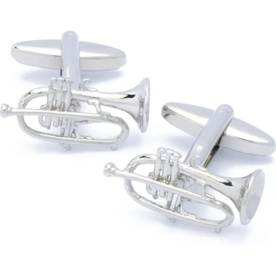 Afbeelding van Manchetknopen Cornet Trompet Blaasinstrument