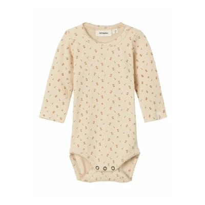 Afbeelding van Lil&#039; Atelier Strampler Body voor kinderen, Maat: 68, Fog