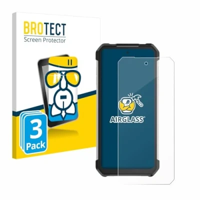 Afbeelding van BROTECT Glas Screen Protector voor Unihertz Tank 3 Pro (3 Stuks) Schermbeschermer [9H Hardheid, Beschermglas Folie niet Gehard Glas]