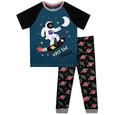 Afbeelding van Harry Bear Jongens Pyjama&#039;s Ruimte Blauw 152