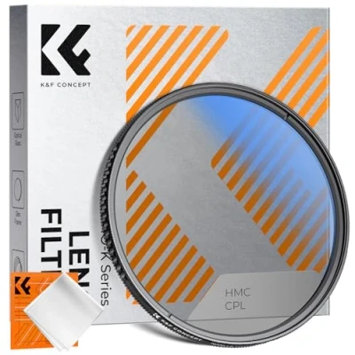 Afbeelding van K&amp;F Concept Nano K Circulair CPL Optisch Glas Polarisatiefilter met coating voor 82mm objectieven + Eén Reinigingsdoekje