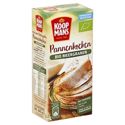Afbeelding van Koopmans Pannenkoekenmix BIO meergranen 400 gr