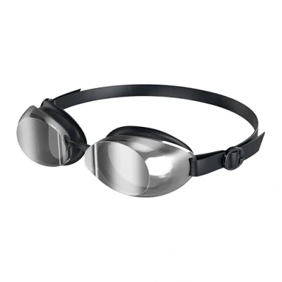 Afbeelding van Speedo Unisex Jet 2.0 zwembril zwemmen verbeterd zicht, zwart/chroom, eenheidsmaat