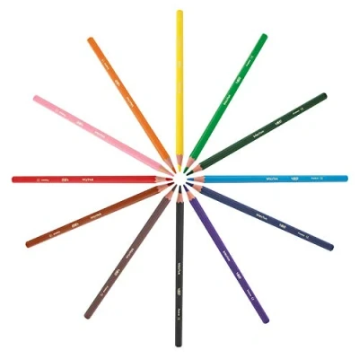 Afbeelding van BIC Kids Evolution ECOlutions Kleurpotloden Verschillende Kleuren, Classpack van 144 Stuks