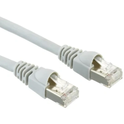 Afbeelding van Telegärtner L00004A0054 RJ45 Netwerkkabel, patchkabel CAT 6A S/FTP 7.50 m Grijs Vlambestendig, Snagless, Pair afschermi