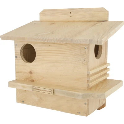 Afbeelding van Natuurmonumenten Eekhoorn Woonhuis Nestkast 22x38x38 cm