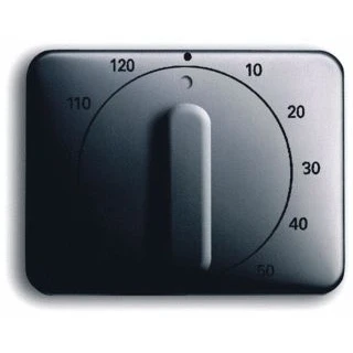 Afbeelding van Abb busch jaeger alpha draaigreep metaal tijdschakelaar ip20 platina 2cka001753a6224
