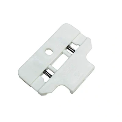 Afbeelding van GARDINIA Plafondclip voor 3 rail paneelrail Atlanta, plafondmontage, 2 stuks, kunststof, 5,6 x 4 cm, wit