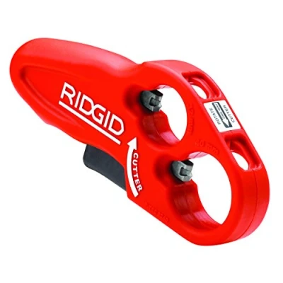 Afbeelding van RIDGID 37463 Model PTEC 3240 Pijpsnijder voor Kunststof Afvoerpijp, 32 mm en 40 Buizensnijder,rood