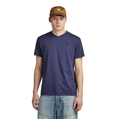Afbeelding van G Star Tshirt basic, Heren, Maat: Small, Sartho blue