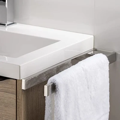 Afbeelding van Sagittarius One 401S1 Handdoekrek Badkamer Chrome Zonder Boren Gepolijst RVS Handdoekenrek Zelfklevend 40CM Handdoekhouder voor