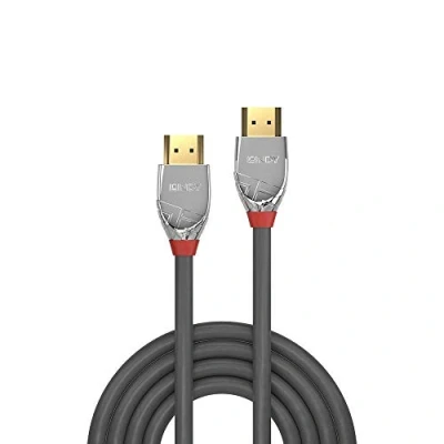 Afbeelding van Lindy 37870 0.5m HDMI Type A (Standard) Zwart, Zilver kabel