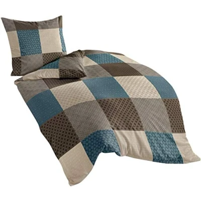 Afbeelding van Bierbaum Beddengoed 6277_04, 155x220 + 80x80 cm, Mokka