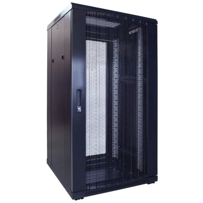 Afbeelding van DSIT 22U serverkast / serverbehuizing met geperforeerde deur 600x600x1200mm (BxDxH) 19 inch