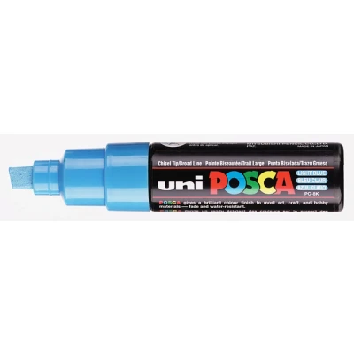 Afbeelding van uni ball Paint Marker op waterbasis Posca PC 8K lichtblauw paintmarker