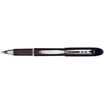 Afbeelding van Uni ball roller Jetstream zwart, schrijfbreedte 0,45 mm, medium schrift, schrijfpunt 1 zwarte rubb... gelroller