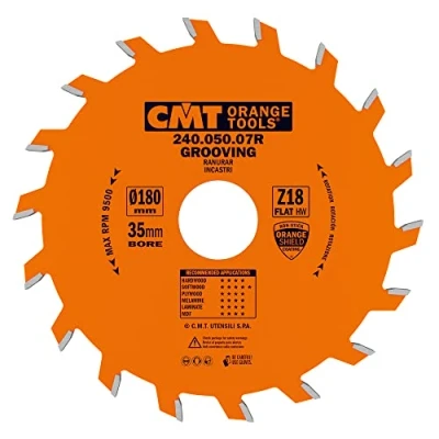 Afbeelding van CMT Orange Tools 240.050.07R Groefcirkelzaag 180 x 5 35 z 18 recht