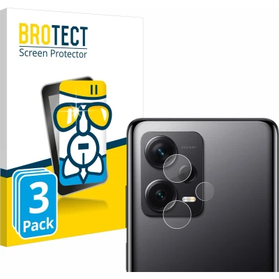 Afbeelding van BROTECT Screenprotector voor Xiaomi Redmi Note 12 Pro+ (ALLEEN Camera Lens) Folie Beschermfolie Beschermglas transparant (3 Stuks)
