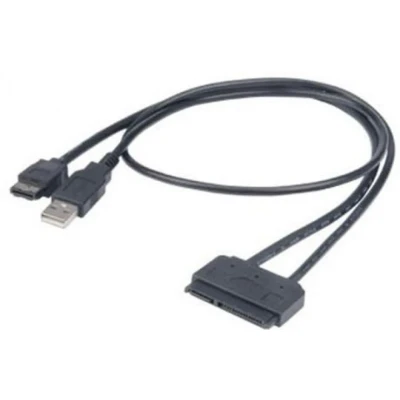 Afbeelding van Akasa HDD/ SSD Adapter [1x SATA combi bus 15+7 polig 1x USB A 2.0 stekker, eSATA stekker 7 polig] 0.40 m