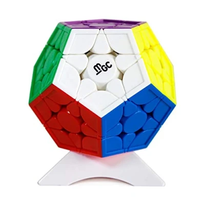 Afbeelding van OJIN Yongjun YJ MGC 3x3 Megaminx M Dodecaëder Kubus Gladde Puzzel Speciaal Speelgoed met Een Statief (Multi Color)