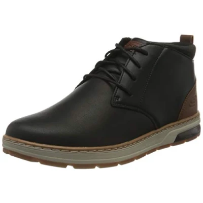 Afbeelding van Skechers Veterschoenen Zwart Heren Maat 42