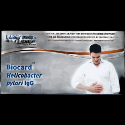 Afbeelding van Biocard Helicobacter Pylori IgG Zelftest 1ST