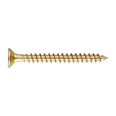 Afbeelding van INDEX Fixing Systems TP TO 100 stuks spaanplaatschroeven 90 verzonken kop, 40 filet, gesmeerd (bichromated coating, 4,5 x 50 mm)