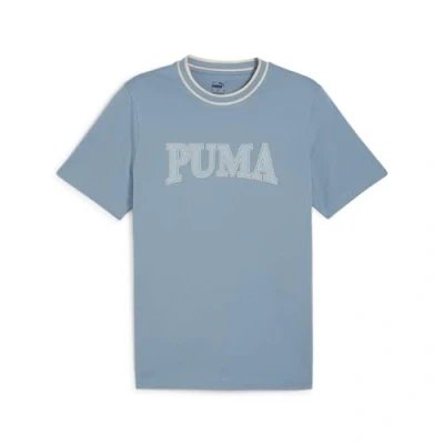 Afbeelding van Puma Squad Graphic Tshirt print, Heren, Maat: Small, Zen blue