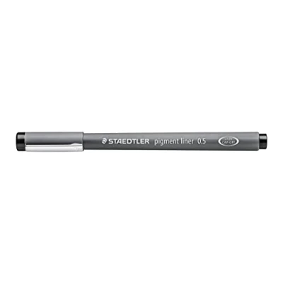 Afbeelding van STAEDTLER pigment liner 3 x 0,5 mm + gouden metallic marker GRATIS