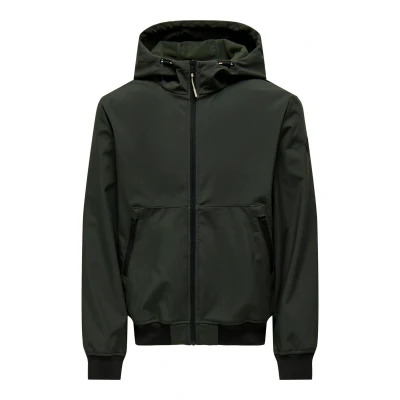 Afbeelding van Only &amp; Sons Onsbowie Jas, Heren, Maat: Small, Peat